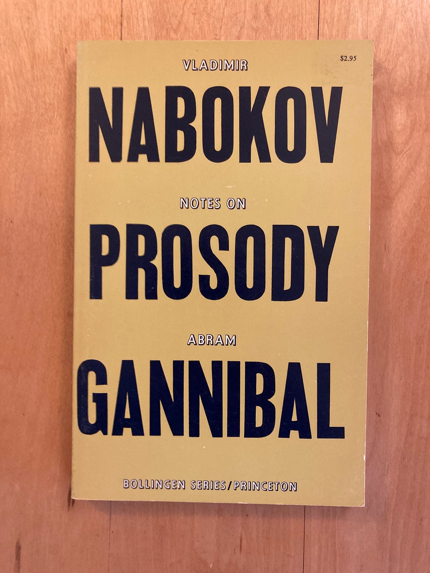 Notes on Prosody & Abram Gannibal (1964)