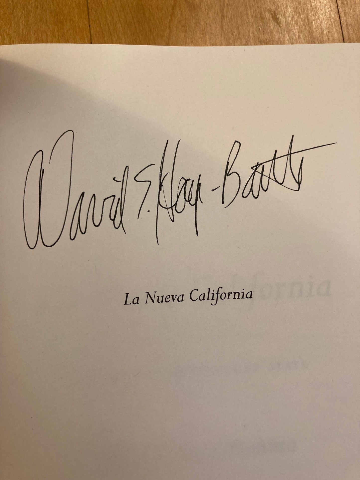 La Nueva California (signed)