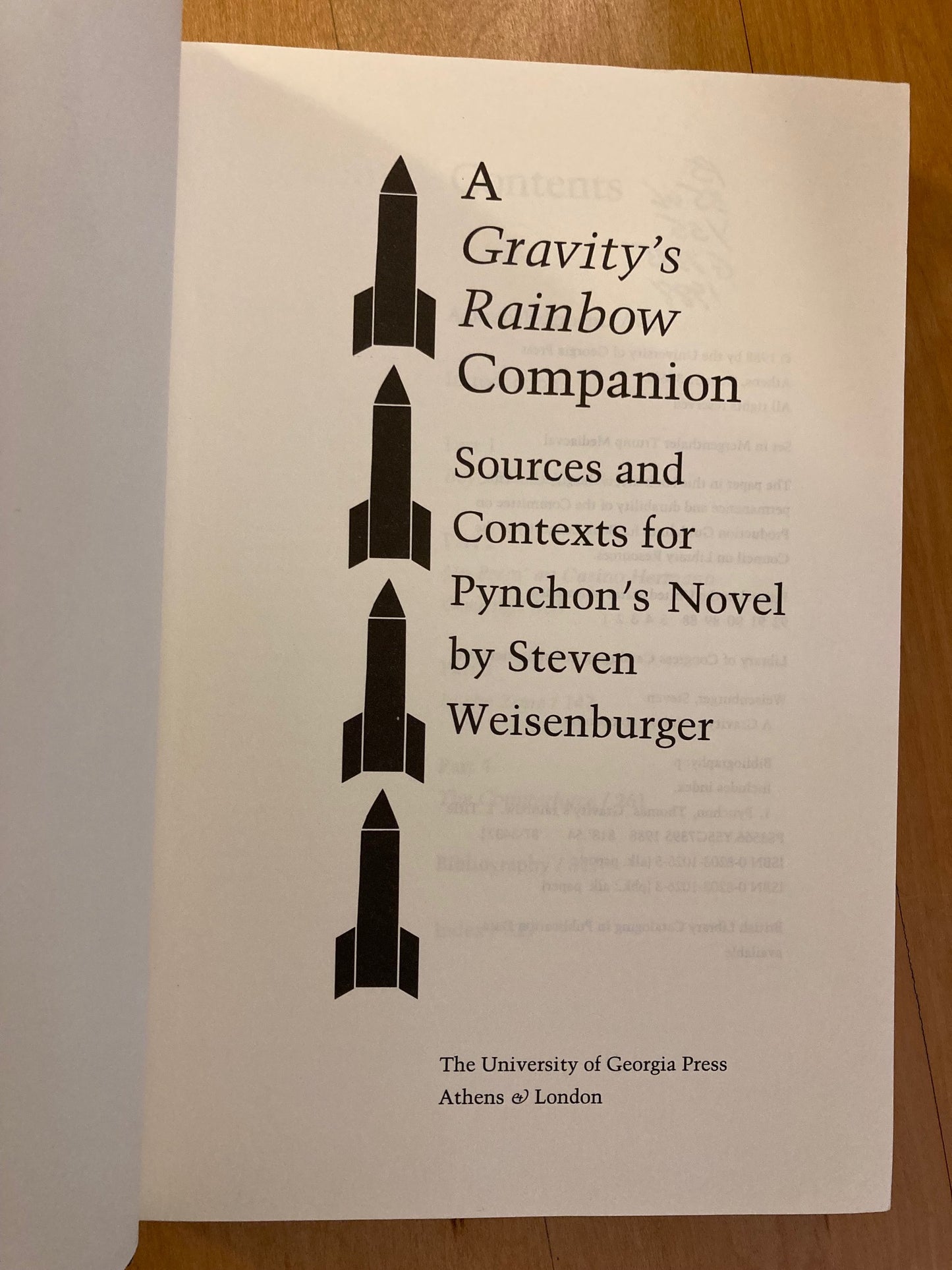 A Gravity's Rainbow Companion (First Edition)