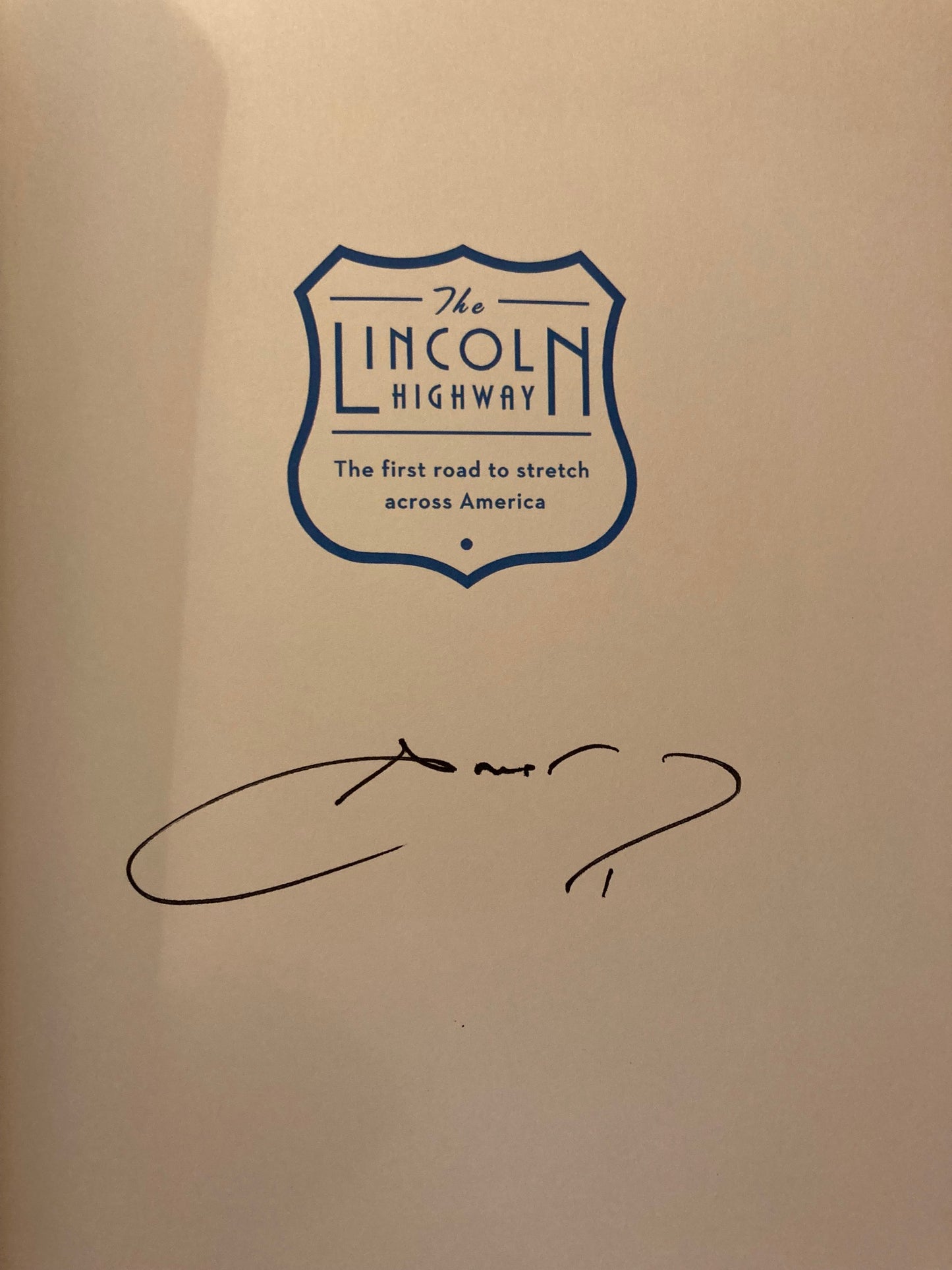 The Lincoln Highway (Signed)