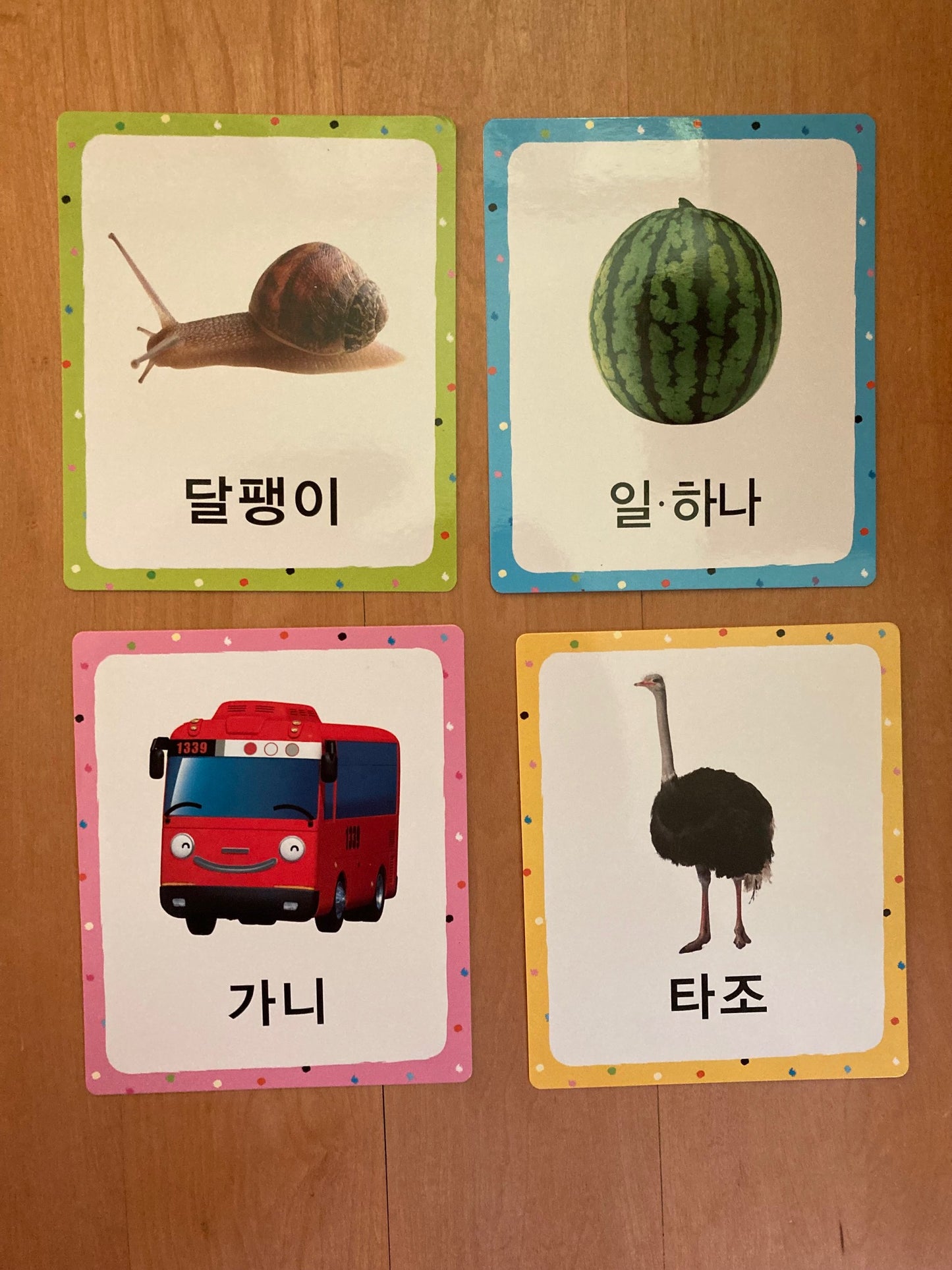 100 Korean Flash Cards