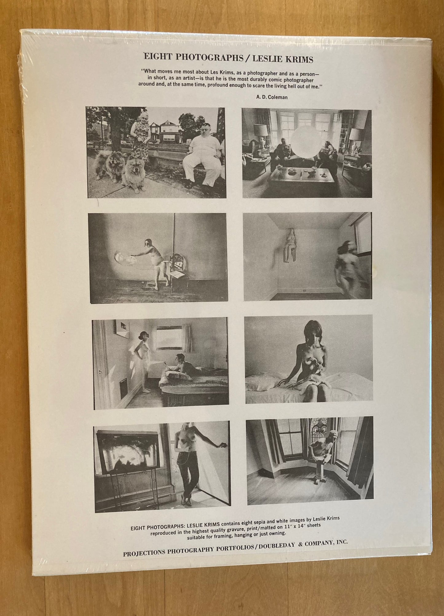 Eight Photographs Leslie Krims