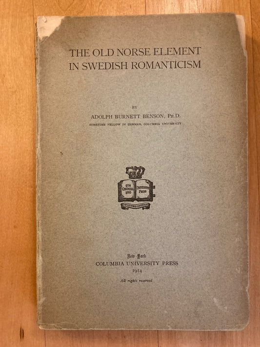 Old Norse Element in Swedish Romanticism
