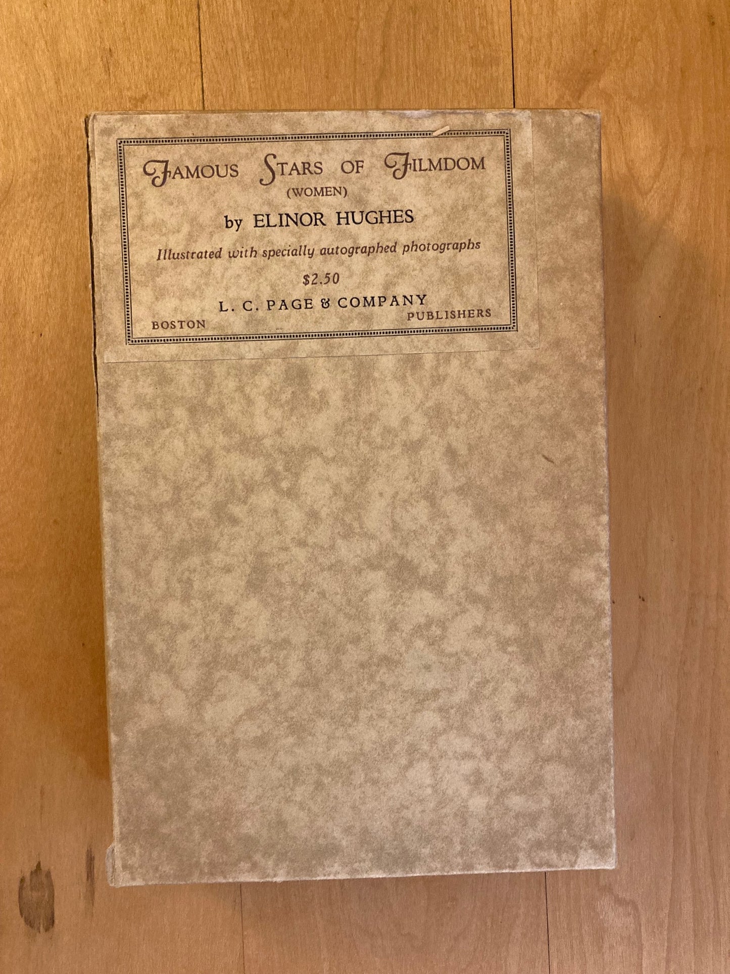 Famous Stars of Filmdom (First Edition)