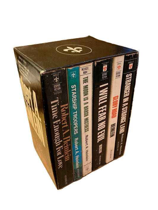 Box set of Robert A. Heinlein books
