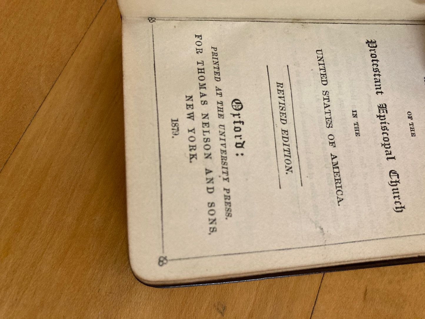 1879 Oxford Hymnal and Prayer Book set